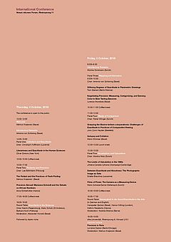 Tagung eikones Forum