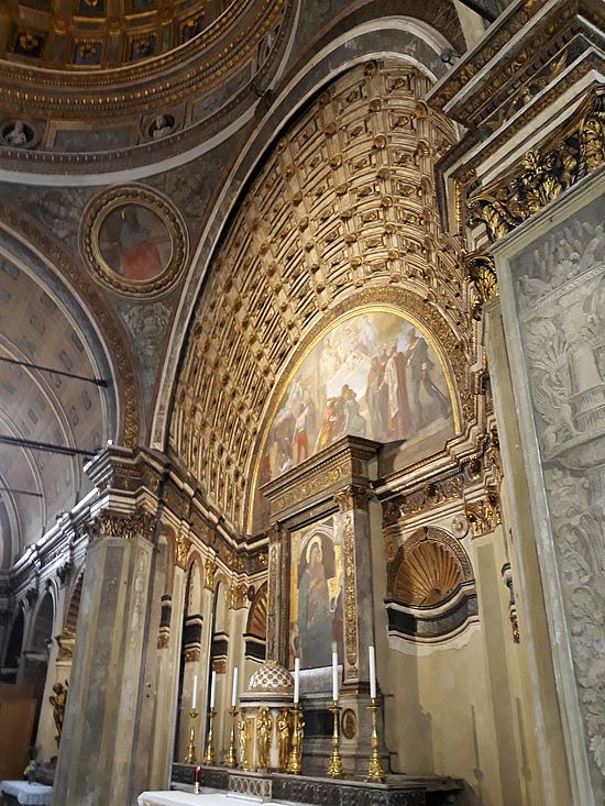 Apse in Santa Maria presso San Satiro, Milan. Photo: Gabriele Ferretti