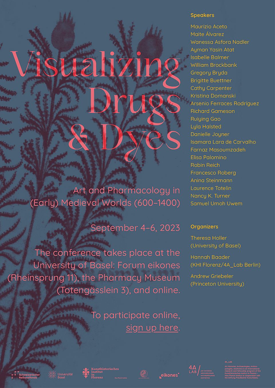 Poster for the Conference "Visualizing Drugs & Dyes"