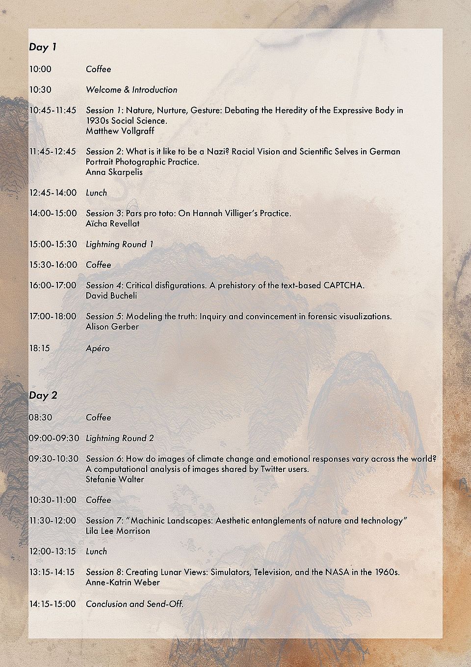 conference program