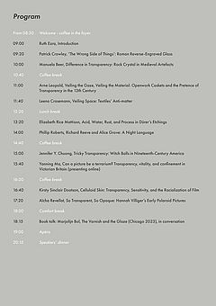 program of the workshop
