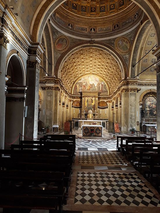 Apse in Santa Maria presso San Satiro, Milan. Photo: Gabriele Ferretti