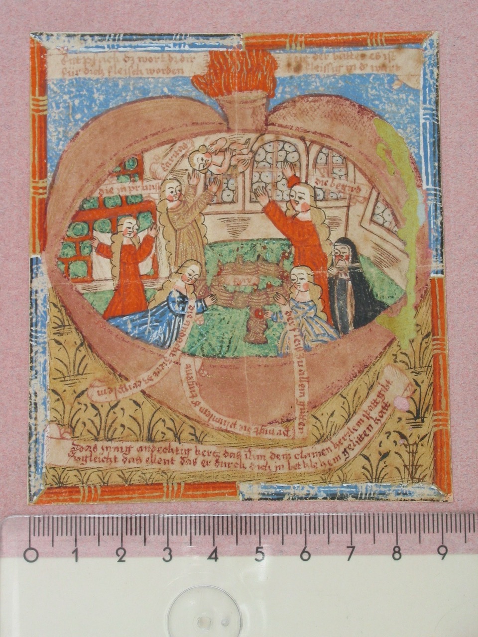 The Birth of God in the Soul. St. Walburg, Eichstätt, ca. 1500. Berlin, Kupferstichkabinett 139–3944.